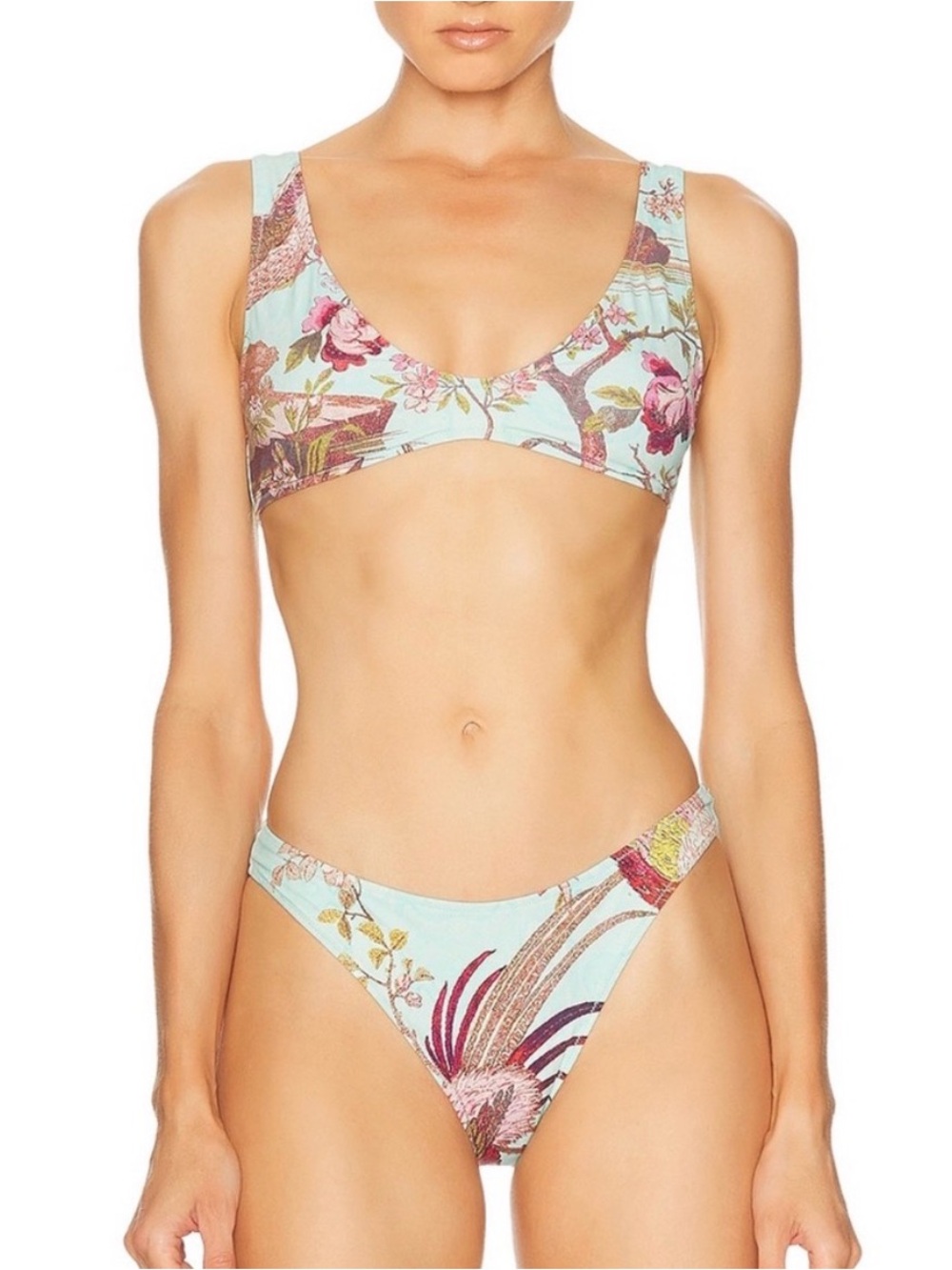 NWT rare SKIMS x roberto cavalli dipped bikini - Fagianella print
